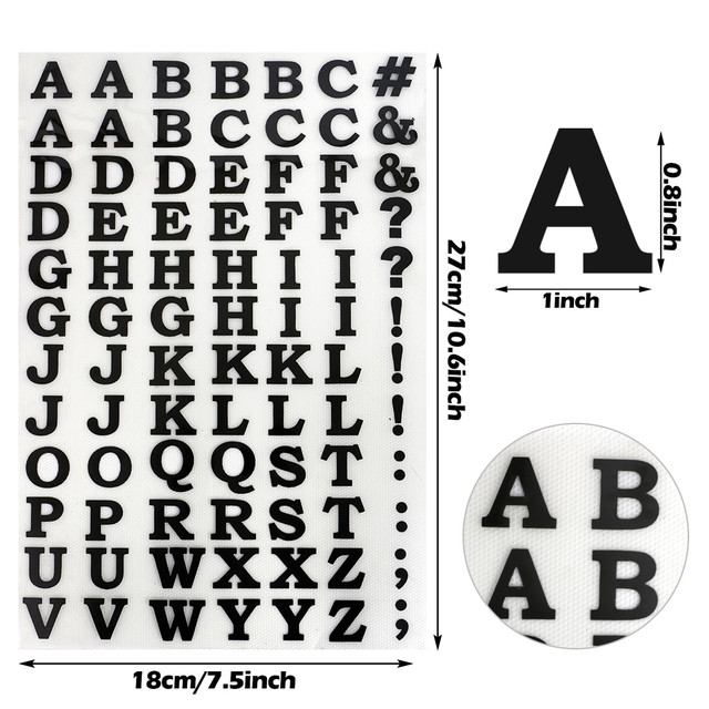 8pcs Set Heat Transfer Letters PU Vinyl Iron on Letters Adhesive Applique  Alphabet Letters forT-Shirt Clothes Bags Crafts Decor - AliExpress